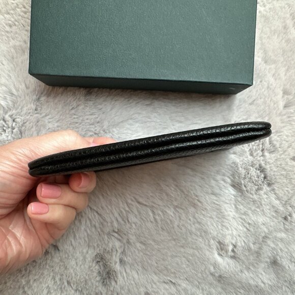 Authentic Mulberry Small Zip Coin Pouch in Black Small Classic Grain - Picture 4 of 10